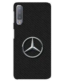 Чохол для Samsung Galaxy A7 2018 (A750) з картинкою «Карбоновий Mercedes стиль»