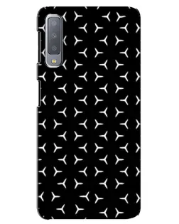 Чохол для Samsung Galaxy A7 2018 (A750) з картинкою «Mercedes паттерн зірок»