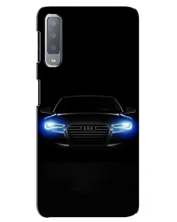 Чохол для Samsung Galaxy A7 2018 (A750) з картинкою «Audi в неоні»
