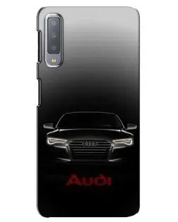 Чохол для Samsung Galaxy A7 2018 (A750) з картинкою «Audi — градієнтний контур»