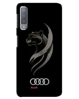 Чохол для Samsung Galaxy A7 2018 (A750) з картинкою «Графіка — пантера та Audi»