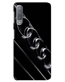 Чохол для Samsung Galaxy A7 2018 (A750) з картинкою «Audi — абстрактні кільця»