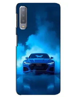 Чохол для Samsung Galaxy A7 2018 (A750) з картинкою «Audi — блакитна енергія»