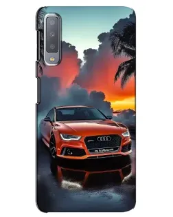 Чохол для Samsung Galaxy A7 2018 (A750) з картинкою «Audi — захід сонця»