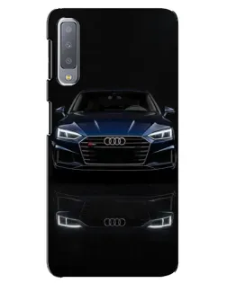 Чохол для Samsung Galaxy A7 2018 (A750) з картинкою «Audi — нічне відображення»
