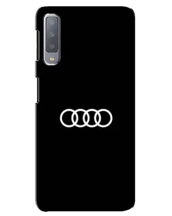 Чохол для Samsung Galaxy A7 2018 (A750) з картинкою «Audi White Logo»