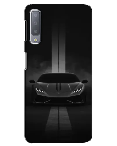 Чехол для Samsung Galaxy A7 2018 (A750) с картинкой «Lamborghini симметрия дорог»
