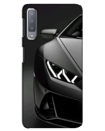 Чехол для Samsung Galaxy A7 2018 (A750) с картинкой «Lamborghini фары детализация»