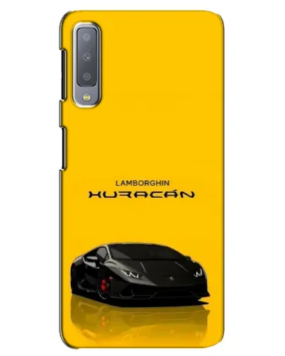 Чехол для Samsung Galaxy A7 2018 (A750) с картинкой «Lamborghini Huracan черный»