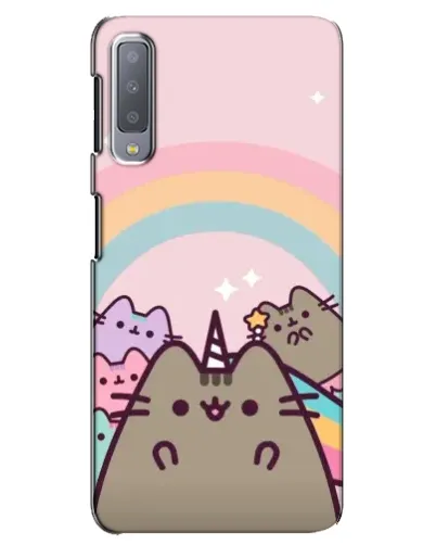 Чехол для Samsung Galaxy A7 2018 (A750) с картинкой «Единорог Pusheen»