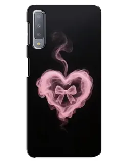 Чохол для Samsung Galaxy A7 2018 (A750) з картинкою «Димчасте серце»