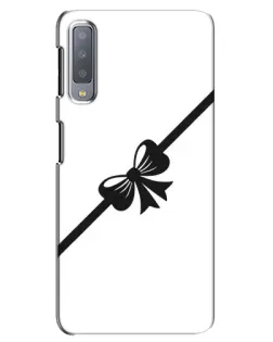 Чехол для Samsung Galaxy A7 2018 (A750) с картинкой «Диагональный бант»
