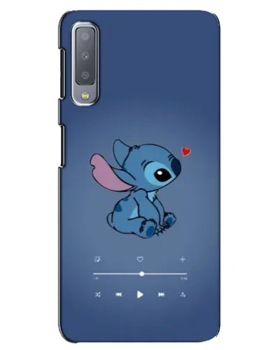 Чехол для Samsung Galaxy A7 2018 (A750) с картинкой «Музыкальный Stitch»