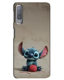 Чехол для Samsung Galaxy A7 2018 (A750) с картинкой «Стич на коричневом фоне» Чехол для Samsung Galaxy A7 2018 (A750) с картинкой «Стич на коричневом фоне»