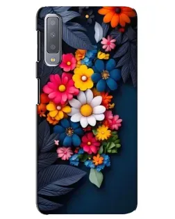 Чехол для Samsung Galaxy A7 2018 (A750) с картинкой «Цветочная феерия»