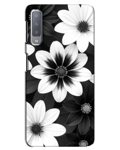 Чехол для Samsung Galaxy A7 2018 (A750) с картинкой «Монохромные астры» Чехол для Samsung Galaxy A7 2018 (A750) с картинкой «Монохромные астры»