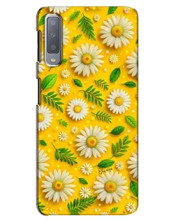 Чехол для Samsung Galaxy A7 2018 (A750) с картинкой «Ромашковое солнце»