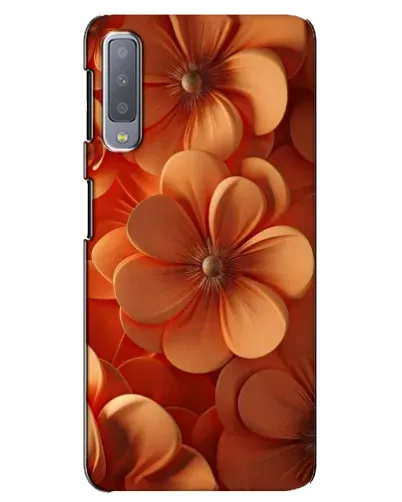 Чехол для Samsung Galaxy A7 2018 (A750) с картинкой «Оранжевый макро цветок» Чехол для Samsung Galaxy A7 2018 (A750) с картинкой «Оранжевый макро цветок»