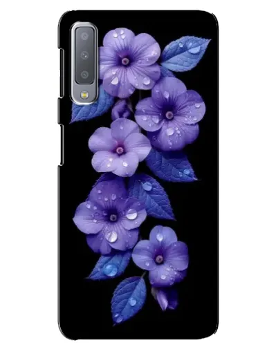 Чехол для Samsung Galaxy A7 2018 (A750) с картинкой «Фиолетовые цветы с росою» Чехол для Samsung Galaxy A7 2018 (A750) с картинкой «Фиолетовые цветы с росою»
