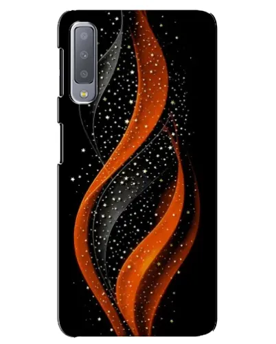 Чехол для Samsung Galaxy A7 2018 (A750) с картинкой «Огненная звездная волна»