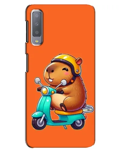 Чехол для Samsung Galaxy A7 2018 (A750) с картинкой «Капибара на скутере» Чехол для Samsung Galaxy A7 2018 (A750) с картинкой «Капибара на скутере»