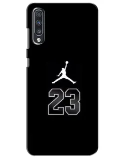 Чехол для Samsung Galaxy A70 2019 (A705F) с картинкой «Jordan Flight 23» Чехол для Samsung Galaxy A70 2019 (A705F) с картинкой «Jordan Flight 23»