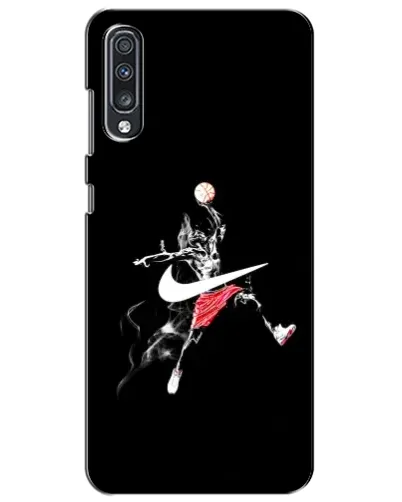 Чехол для Samsung Galaxy A70 2019 (A705F) с картинкой «Jordan Jumpman» Чехол для Samsung Galaxy A70 2019 (A705F) с картинкой «Jordan Jumpman»