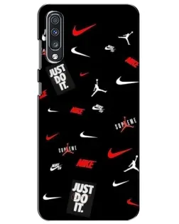 Чехол для Samsung Galaxy A70 2019 (A705F) с картинкой «Nike Mix Pattern» Чехол для Samsung Galaxy A70 2019 (A705F) с картинкой «Nike Mix Pattern»