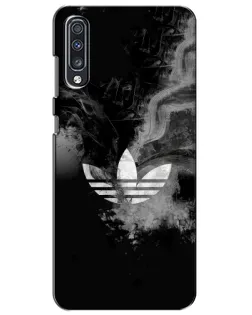Чехол для Samsung Galaxy A70 2019 (A705F) с картинкой «Абстрактный дым Adidas» Чехол для Samsung Galaxy A70 2019 (A705F) с картинкой «Абстрактный дым Adidas»