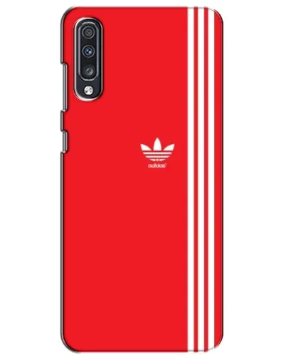 Чехол для Samsung Galaxy A70 2019 (A705F) с картинкой «Красный минимализм Adidas»
