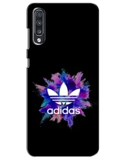 Чехол для Samsung Galaxy A70 2019 (A705F) с картинкой «Взрыв красок Adidas»