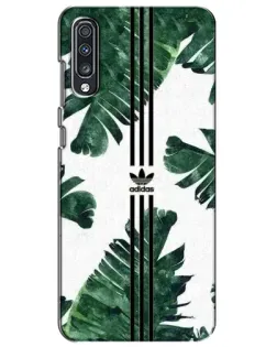 Чехол для Samsung Galaxy A70 2019 (A705F) с картинкой «Пальмовые листья адидас»