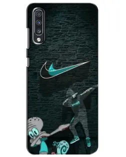Чехол для Samsung Galaxy A70 2019 (A705F) с картинкой «Спортивный арт Nike»