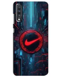 Чехол для Samsung Galaxy A70 2019 (A705F) с картинкой «Техногенный стиль Nike»