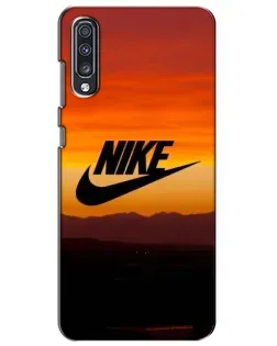 Чехол для Samsung Galaxy A70 2019 (A705F) с картинкой «Nike — вечерний горизонт»