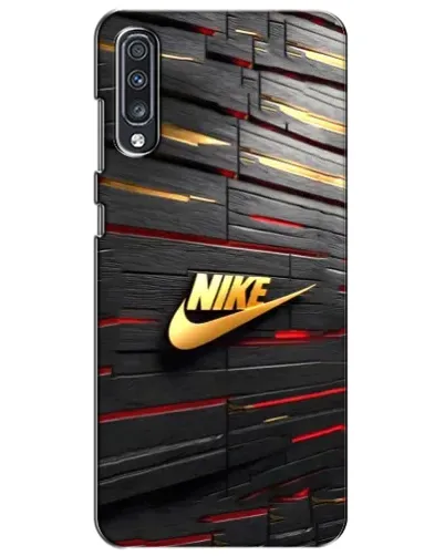 Чехол для Samsung Galaxy A70 2019 (A705F) с картинкой «Золотой Nike на металле» Чехол для Samsung Galaxy A70 2019 (A705F) с картинкой «Золотой Nike на металле»