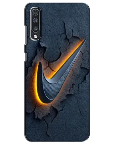 Чехол для Samsung Galaxy A70 2019 (A705F) с картинкой «Объемный логотип Найк» Чехол для Samsung Galaxy A70 2019 (A705F) с картинкой «Объемный логотип Найк»