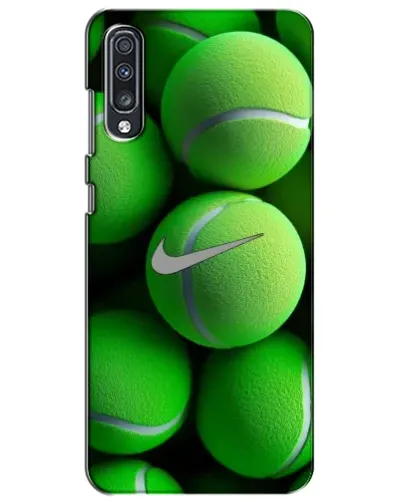 Чехол для Samsung Galaxy A70 2019 (A705F) с картинкой «Теннисные мячи Найк» Чехол для Samsung Galaxy A70 2019 (A705F) с картинкой «Теннисные мячи Найк»