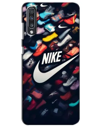 Чехол для Samsung Galaxy A70 2019 (A705F) с картинкой «Коллекция кроссовок Nike» Чехол для Samsung Galaxy A70 2019 (A705F) с картинкой «Коллекция кроссовок Nike»