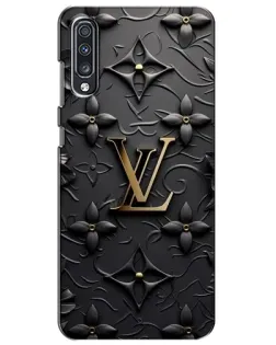 Чехол для Samsung Galaxy A70 2019 (A705F) с картинкой «Кожаная текстура LV»