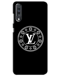 Чехол для Samsung Galaxy A70 2019 (A705F) с картинкой «LV — печать стиля»