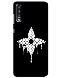 Чехол для Samsung Galaxy A70 2019 (A705F) с картинкой «Цветочная монограмма»