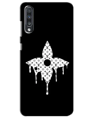 Чехол для Samsung Galaxy A70 2019 (A705F) с картинкой «Цветочная монограмма» Чехол для Samsung Galaxy A70 2019 (A705F) с картинкой «Цветочная монограмма»