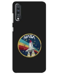 Чехол для Samsung Galaxy A70 2019 (A705F) с картинкой «NASA — эмблема миссии» Чехол для Samsung Galaxy A70 2019 (A705F) с картинкой «NASA — эмблема миссии»