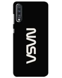 Чехол для Samsung Galaxy A70 2019 (A705F) с картинкой «NASA — вертикальный логотип» Чехол для Samsung Galaxy A70 2019 (A705F) с картинкой «NASA — вертикальный логотип»