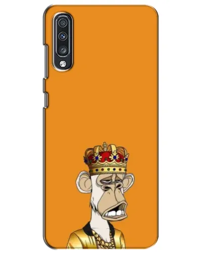 Чехол для Samsung Galaxy A70 2019 (A705F) с картинкой «Золотая обезьяна Bored Ape» Чехол для Samsung Galaxy A70 2019 (A705F) с картинкой «Золотая обезьяна Bored Ape»