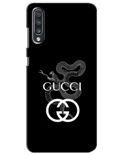 Чехол для Samsung Galaxy A70 2019 (A705F) с картинкой «Gucci — серебряная змея» Чехол для Samsung Galaxy A70 2019 (A705F) с картинкой «Gucci — серебряная змея»