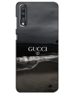 Чехол для Samsung Galaxy A70 2019 (A705F) с картинкой «Gucci — морской прибой»