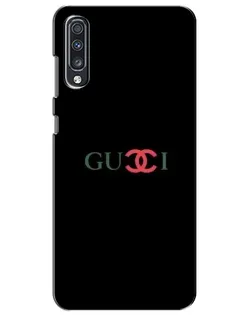 Чехол для Samsung Galaxy A70 2019 (A705F) с картинкой «Gucci — красный градиент»