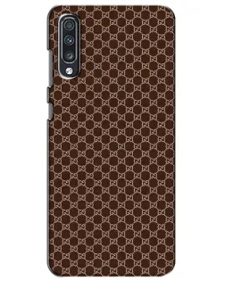 Чехол для Samsung Galaxy A70 2019 (A705F) с картинкой «Gucci — шоколадная сетка»